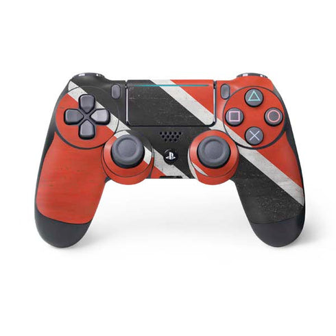 Trinidad and Tobagao Flag Distressed PS4 Pro/Slim Controller Skin